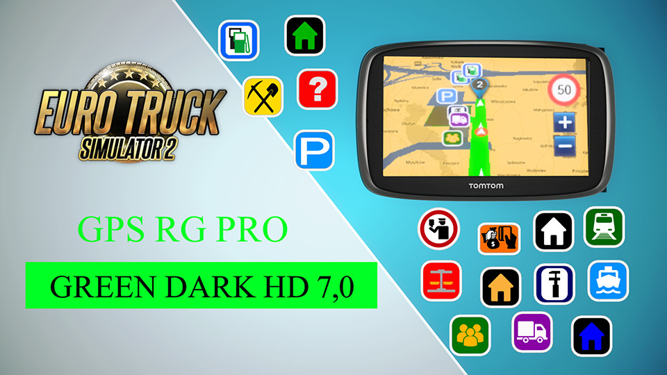 GPS RG PRO GREEN DARK HD